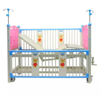 EU-CB618 Factory 2 Cranks 2 Function Adjustable Newborn Medical Crib Kids Nursing Pediatric Bed Manual Hospital Children Bed