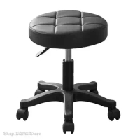 Bar Chair Backrest Chair Rotary Lifting Stool Bar Chair Round Stool Laboratory Beauty Barber Stool Surgical High Stool