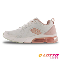 LOTTO樂得-義大利第一品牌 女款緩震氣墊跑鞋 [LT1AWR3573] 米粉【巷子屋】