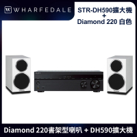 【SONY 索尼】SONY STR-DH590擴大機+WHARFEDALE Diamond220白色(SONY-DH590+WHARFEDALE Diamond220)