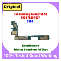 For Samsung Galaxy Tab S3 T820 T825 T827 Motherboard Original Unlocked Mainboard 32gb SM-T820 Full Chips Android