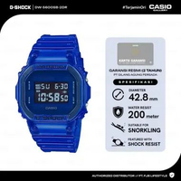 G-Shock Jam Tangan Pria DW-5600SB-2DR Digital Original Blue