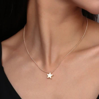 Unique Y2k Star Pendant Necklace Cool Star Sweater Chain Fashion Hip Hop Jewelry Star Choker Necklace For Women Dropshipping