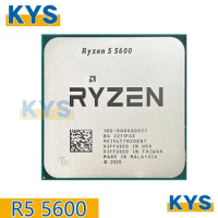 AMD For Ryzen 5 5600 R5 5600 CPU 3.5GHz 6 core 12 threads 65W DDR4 slots AM4 desktop