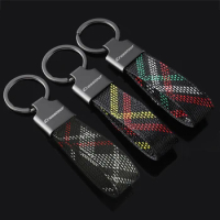 Metal Car Key Rings Holder Pendant for Honda Crosstour Logo Accord Vezel Civic FREED AMAZE Keychain Accessories