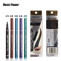 Celak Cecair, Bunga Muzik, Hitam Sejuk, Kalis comot, Warna glad2glow cushion Eyeliner Makeup