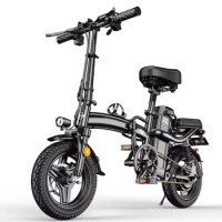 Drop shipping Mini Size Folding Electric Bicycle 400W Electric City Bike Foldable Electric cheap adult battery power scooter
