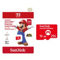 【SanDisk 晟碟】預購7/10預定★NS2 特規記憶卡 microSD Express 256G(台灣公司貨)