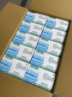 【箱購】鉅瑋醫療口罩 晴空藍 素面 50片/盒 成人平面口罩(未滅菌) 共40盒