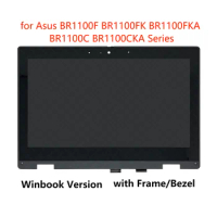 11.6'' HD IPS LCD Display Touch Screen Assembly for Asus BR1100FKA-BP0169RA BR1100FKA-XS04T BR1100FKA-YS24T Winbook W/Frame