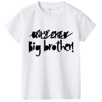 [E][COD]Fashionable and Funny Birth and Pregnancy Announcement T-shirt, I Want to Be a Big Brother, 