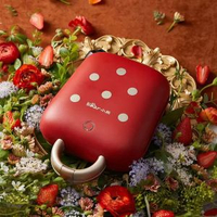 全城热卖 - 【雙面熱壓三明治機】宿舍早餐神器 自動封邊不沾烤盤 90秒速熱 可做帕尼尼/熱壓吐司 便攜好收納