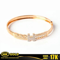 Gelang Emas 17K Bangle Wanita Type 1312 HK GOLD