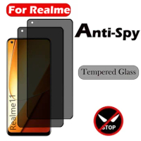 Privacy Protection Glass For Realme 11 10 8 Pro 5g Anti Spy Screen Protector For 9 Pro Plus Glass