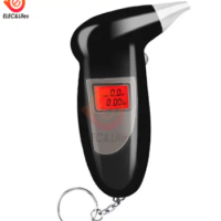 Digital Alcohol Tester Handheld Digital Alcohol Breath Tester Breathalyzer Analyzer LCD Detector Backlight Light