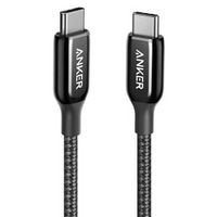 Anker PoweLine+III USB-C to USB-C編織線0.9M 黑灰