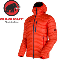 【Mammut 長毛象】男 Broad Peak IN H連帽羽絨外套《辛辣紅》羽絨衣/1010-18460(悠遊山水)