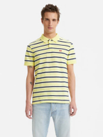 เสื้อโปโลผู้ชาย Housemark สี Barnicle Stripe Lemonade