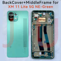 Middle Frame For Xiaomi Mi 11 Lite Lcd Frame Bezel Repair Parts Rear Housing Cover mi 11 lite 5G NE