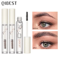 QIBEST 3PCS Eyebrow Pomade Brow Mascara Natural Waterproof Long Lasting Creamy Texture Tinted Sculpted Brow Gel Set with Brush