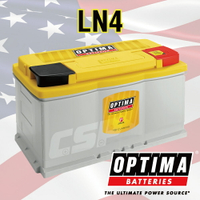 OPTIMA汽車電池 美國製 歐帝瑪動極動能汽車電池 - 黃色LN4