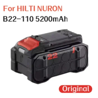 100%Original 5200mAh for HILTI NURON Series 22V Battery Electric Hammer Electric Drill Rechargeable Lithium Battery Charger