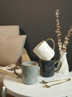 馬克杯北歐創意馬克杯簡約早餐杯陶瓷杯女辦公室家用咖啡杯茶杯喝水杯子【雲木雜貨】