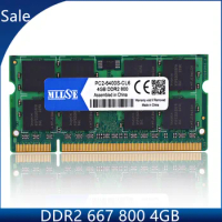 Sale Ram DDR2 4GB 667Mhz 800Mhz PC2-5300 PC2-6400 Sodimm For Laptop Memory Ddr2 4G 667 800 PC2-5300s pc2-6400s Tested