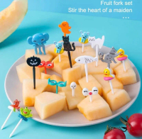 Garpu Bento Karakter Anak Tusukan Buah Food Pick Lucu