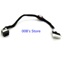 New DC-IN Power Jack For Dell Alienware 17 R2 R3 P43F T8DK8 0T8DK8 DC30100TO00 Charging Socket Connector Harness Cable