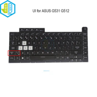 US UI Portuguese Backlit Keyboard For ASUS ROG Strix G531 G531G G531GT G15 G512 G512L LV Keyboards Colorful Backlight 4613CS00