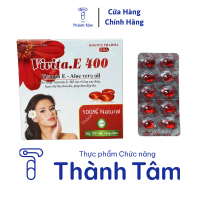 Vitamin E Đỏ Vivita E 400IU hỗ trợ làm đẹp da, trắng sáng da, có thể thoa lên mặt và trộn kem dưỡng