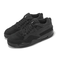【NIKE 耐吉】休閒鞋 Air Jordan 4 RM Black Cat 男鞋 黑 喬丹 復古 緩震(FQ7939-004)
