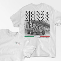 เสื้อยืดผ้าฝ้าย พิมพ์ลาย Formula One Autodromo Di Monza F1 ของขวัญ สําหรับผู้ชาย และผู้หญิง