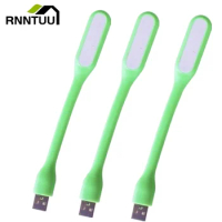 RnnTuu USB LED Lamp Powerbank PC Notebook Perfect Color Mini for Flexible Night Working Book Flashlight/HUB/Car Charger
