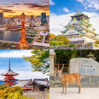 【吉航旅遊】精緻假期台北神戶大阪動物王國明石大橋嵐山渡月橋清水寺伏見稻荷大社五日-星宇、長榮航空