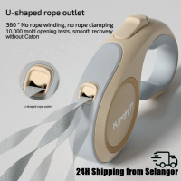 READY STOCK 3M/5M cat dog automatic retractable rope leash outdoor dog rope Pet Leash Products/