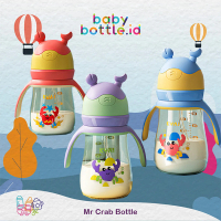 MR CRAB BOTOL SUSU BAYI PP SIPPY TRAINING CUP BOTTLE Peristaltic Crystal Nipple Gravity ball 240 300