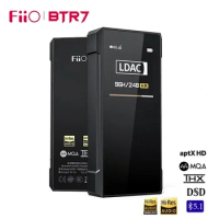 FiiO BTR7 Bluetooth Headphone Amplifier MQA USB DAC AMP QCC5124 with Double THX AAA 3.5mm 4.4mm Balanced Output DSD256 LDAC