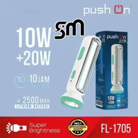 Senter LED Push On FL-1705 10w + 20w Emergency 2in1 FL1705