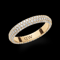 Daniel Wellington Pav  Crystal Ring สี Gold
