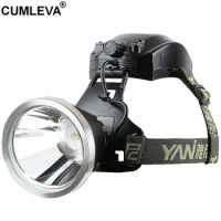 Rechargeable Powerful Headlamp Ultra Bright Head Mounted Light Imported Luminu SST40 25W LED Outdoor Camping Miner Lamp