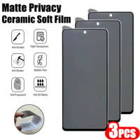 3Pcs Matte Privacy Ceramic Soft Film For Vivo iQOO Neo 7 8 9 Pro Z8X Z7X Z6X Z5X Screen Protector For Vivo G2 Y27S Y27 Y17 Y35