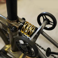 BMX mechanical shock absorber for brompton aline cline suspension titanium screw