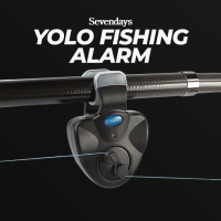 YOLO Fishing Alarm Fishing Loceng Pancing Battery Device Rod Light Bell LED Sound Siren Indicator Ta