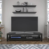 Tv Stand Parsons TV Stand for TVs Up To 65", Black Oak, Tv Stand,