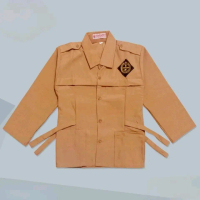 Baju Pramuka tali bahan Oxford dan bahan twis (licin serta mengkilap), Baju Pramuka SD, baju pramuka