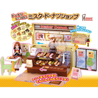 【Fun心玩】LA87725 麗嬰 TAKARA Mister Donut 莉卡 甜甜圈店 禮盒組(附莉卡店員*1)
