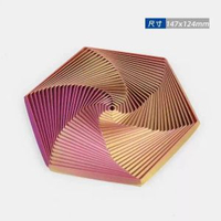 #N_A - 魔旋塔分形煩躁六邊形解壓神器視覺錯位立體套環EDC指尖減壓玩具