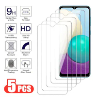 5Pcs Full Tempered Glass For Samsung Galaxy M12 M22 M32 M42 M52 M62 Screen Protector A02 A12 A22 A32 A42 A52 A72 Protective Film